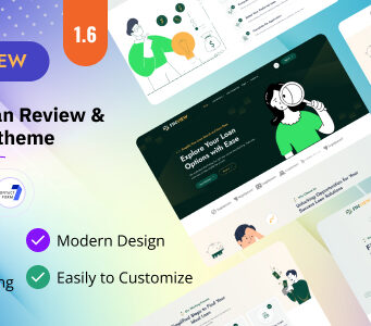 Finview – Affiliate-WordPress-Vorlage zur Überprüfung und zum Vergleich von Finanzkrediten.