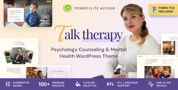 Gesprächstherapie – WordPress-Layout für psychologische Beratung und psychische Gesundheit