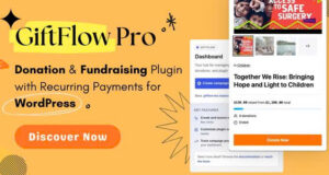 GiftFlow Pro – Spenden- und Fundraising-Plugin mit wiederkehrenden Zahlungen für WordPress