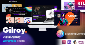 Gilory – WordPress-Vorlage für digitale Agenturen