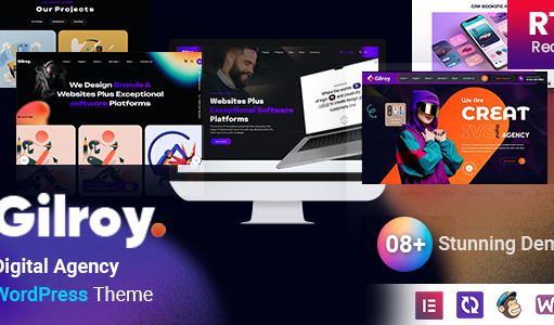 Gilory – WordPress-Vorlage für digitale Agenturen