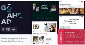 GoAhead – WordPress-Template für Unternehmensgründungen