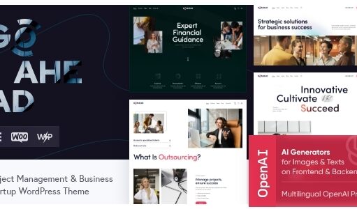 GoAhead – WordPress-Template für Unternehmensgründungen