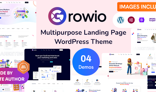 Growio – Landingpage-WordPress-Layout