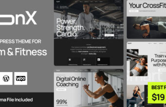 IronX – Fitnessstudio und Fitness-WordPress-Template