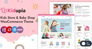 Kidupia – WordPress-WooCommerce-Vorlage für Kindermode und Spielzeuggeschäft
