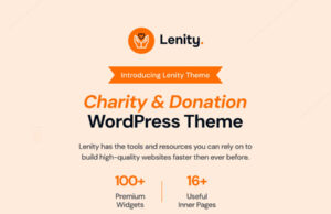 Lenity – WordPress-Vorlage für Wohltätigkeit und Spende