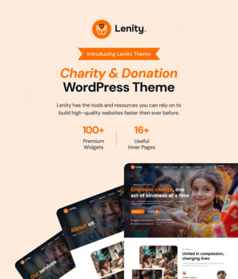 Lenity – WordPress-Vorlage für Wohltätigkeit und Spende