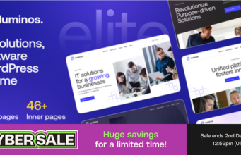 Luminos – WordPress-Template für IT-Lösungen und Technologie