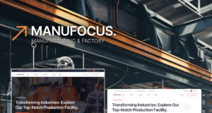 Manufocus – WordPress-Template für Fabrik und Industrie