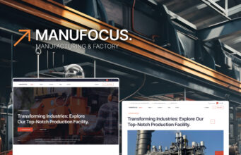 Manufocus – WordPress-Template für Fabrik und Industrie