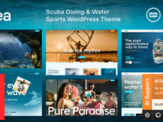 Meer – Tauchen und Wassersport WordPress-Template