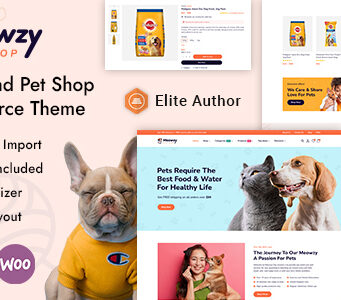 Meowzy – WordPress-Template für Tierpflege und Tierhandlung
