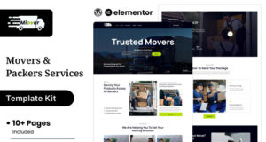 Miover – Packers & Movers Service Elementor-Vorlagenkit