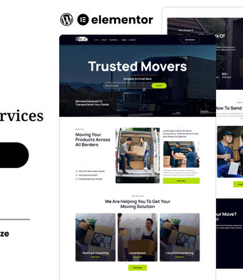 Miover – Packers & Movers Service Elementor-Vorlagenkit