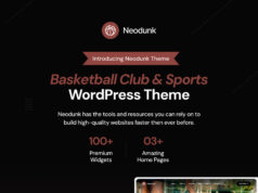 Neodunk – WordPress-Vorlage für Basketballclub und Sport
