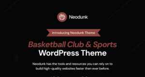 Neodunk – WordPress-Vorlage für Basketballclub und Sport