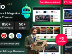 Nerio – WordPress-Template für Nachrichtenmagazine