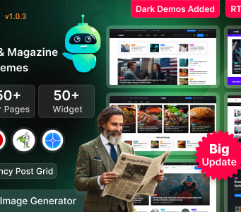 Nerio – WordPress-Template für Nachrichtenmagazine