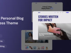 Oenzy – Persönliches Blog FSE WordPress Layout