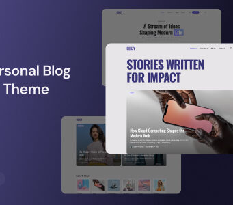 Oenzy – Persönliches Blog FSE WordPress Layout