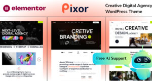 Pixor – WordPress-Template für kreative Digitalagenturen
