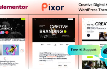 Pixor – WordPress-Template für kreative Digitalagenturen