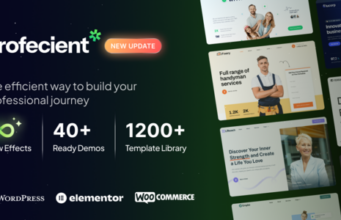 Profecient – Multipurpose Elementor Business & WooCommerce WordPress Template