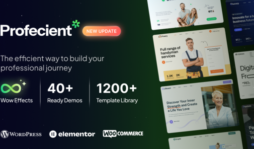 Profecient – Multipurpose Elementor Business & WooCommerce WordPress Template