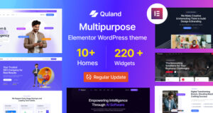 Quland – Landing Page Elementor WordPress Template