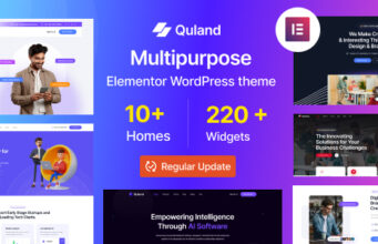 Quland – Landing Page Elementor WordPress Template