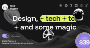 Rayo – WordPress-Vorlage für digitale Agentur und persönliches Portfolio
