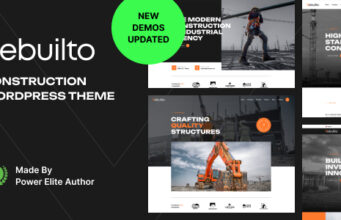 Rebuilto – Bau-WordPress-Vorlage