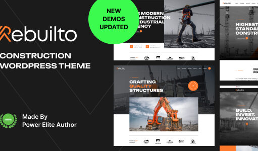 Rebuilto – Bau-WordPress-Vorlage