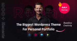 Reeni – Persönliches Portfolio-Lebenslauf-WordPress-Vorlage