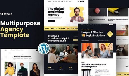 Rinico – Mehrzweck-Agentur-WordPress-Vorlage