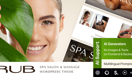Rub – WordPress-Vorlage für Spa-Salon, Massage und Wellness
