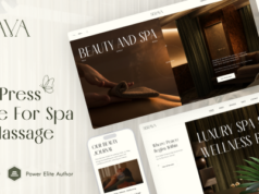 Serava – Spa- und Massagesalon-Schönheitsthema
