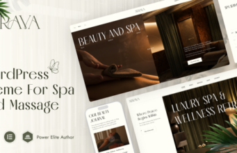 Serava – Spa- und Massagesalon-Schönheitsthema