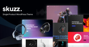 Skuzz – WordPress-Vorlage für ein einzelnes Produkt