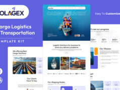 Solagex – Elementor-Vorlagenkit für Logistik und Transport
