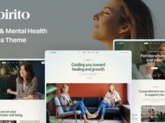 Spirito – WordPress-Template für Wellness und psychische Gesundheit