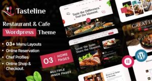 Tasteline – Restaurant- und Café-WordPress-Layout