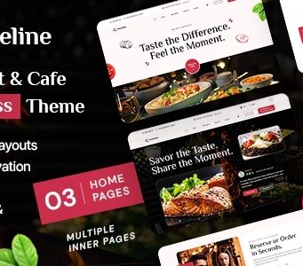 Tasteline – Restaurant- und Café-WordPress-Layout