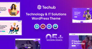 Techub – WordPress-Template für Technologie und IT-Lösungen