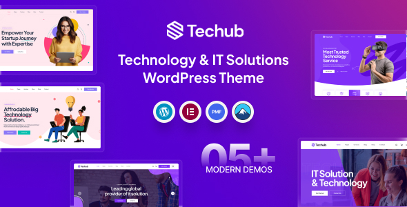 Techub – WordPress-Template für Technologie und IT-Lösungen