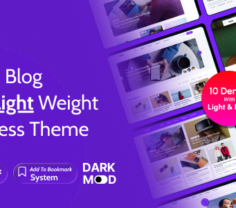 Typiq – Modernes und leichtes Blog-WordPress-Template