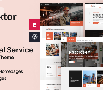 Vektor – WordPress-Template für Industriedienstleistungen