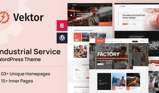 Vektor – WordPress-Template für Industriedienstleistungen