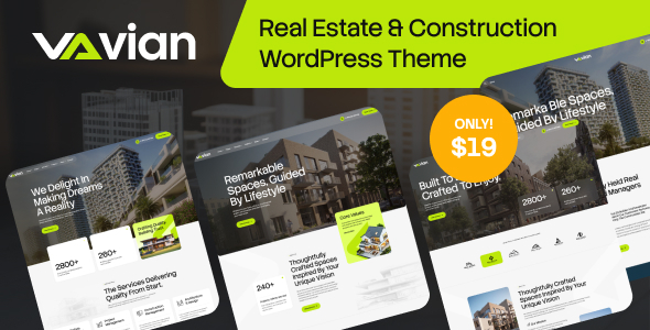 Vian – WordPress-Template für Immobilien und Bauwesen